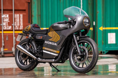 Honda CB350 based custom bikes at Wheels and Waves 2025