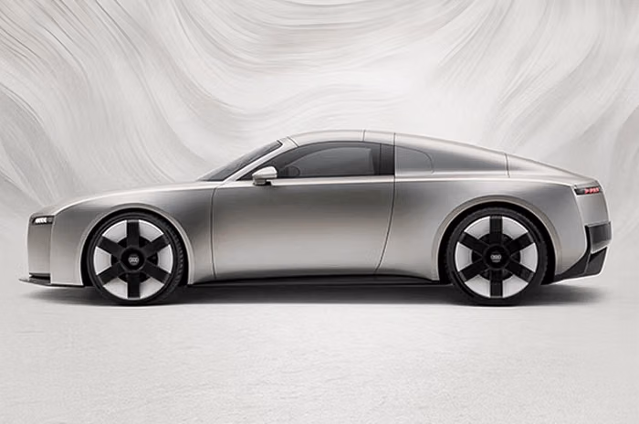 Audi TT concept top side profile